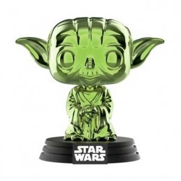 Funko Funko Pop SDCC 2019 Star Wars Yoda (Green Chrome) Edition Limitée