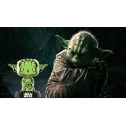 Funko Funko Pop SDCC 2019 Star Wars Yoda (Green Chrome) Edition Limitée