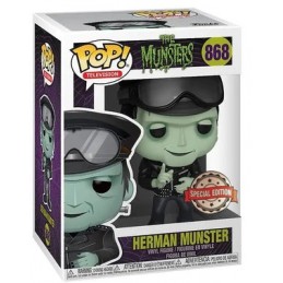 Funko Funko Pop! Television The Munsters Herman Munster (Biker) Edition Limitée