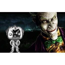 Funko Funko Pop Games Batman Arkham Asylum The Joker Silver Chrome Edition Limitée