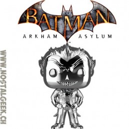 Funko Funko Pop Games Batman Arkham Asylum The Joker Silver Chrome Edition Limitée