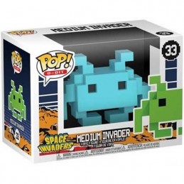 Funko Funko Pop Games Space Invaders 8 Bit Medium Invader (Blue) Exclusive Vaulted Vinyl Figure