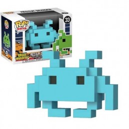 Funko Funko Pop Games Space Invaders 8 Bit Medium Invader (Blue) Exclusive Vaulted Vinyl Figure