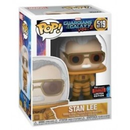 Funko Pop N°519 NYCC 2019 Marvel Guardians of the Galaxy Stan Lee (Astronaut) Exclusive Vinyl Figur