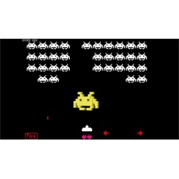 Funko Funko Pop Games Space Invaders 8 Bit Medium Invader (Jaune) Vaulted Edition Limitée
