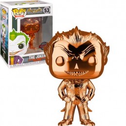 Funko Funko Pop Games Batman Arkham Asylum The Joker Orange Chrome Edition Limitée