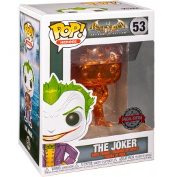 Funko Funko Pop Games Batman Arkham Asylum The Joker Orange Chrome Edition Limitée