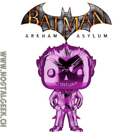 Funko Funko Pop Games Batman Arkham Asylum The Joker Purple Chrome Edition Limitée