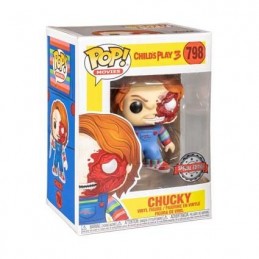 Funko Funko Pop Child's Play 3 Chucky Battle Damaged Exclusive Vinyl Figure