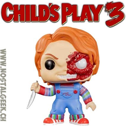 Funko Funko Pop Child's Play 3 Chucky Battle Damaged Exclusive Vinyl Figure