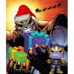 Funko Funko Pop Marvel Thanos (Holiday Sweater) Vinyl Figure