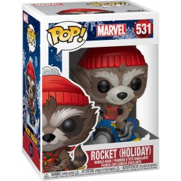 Funko Funko Pop Marvel Holiday Rocket Raccoon Vinyl Figure