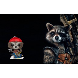 Funko Funko Pop Marvel Holiday Rocket Raccoon