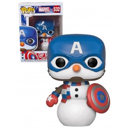 Funko Funko Pop N°532 Marvel Captain America (Cap Snowman)