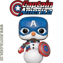 Funko Funko Pop Marvel Captain America (Cap Snowman) Vinyl Figure