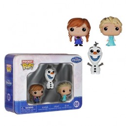 Funko Funko Pop Pocket Disney Frozen 3-Pack Tin Anna, Elsa et Olaf