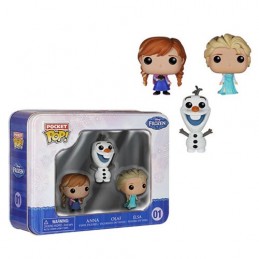 Funko Funko Pop Pocket Disney Frozen 3-Pack Tin Anna, Elsa, Olaf Mini vinyl figures Vinyl Figures