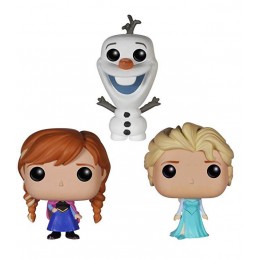 Funko Funko Pop Pocket Disney Frozen 3-Pack Tin Anna, Elsa et Olaf