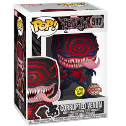 Funko Funko Pop Marvel Corrupted Venom Phosphorescent Edition Limitée