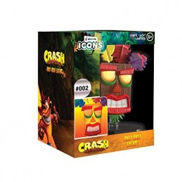 Paladone Crash Bandicoot Lampe 3D Aku Aku 10cm