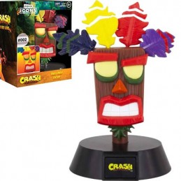 Paladone Crash Bandicoot Lampe 3D Aku Aku 10cm