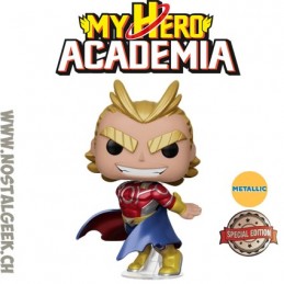 Funko Funko Pop! Anime My Hero Academia Silver Age All Might (Metallic) Exclusive Vinyl Figure