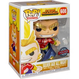 Funko Funko Pop! Anime My Hero Academia Silver Age All Might (Metallic) Edition Limitée