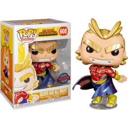 Funko Funko Pop! Anime My Hero Academia Silver Age All Might (Metallic) Edition Limitée