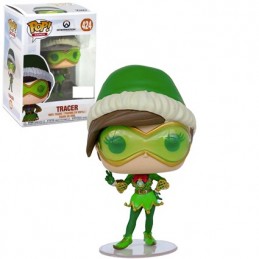 Funko Funko Pop Overwatch Christmas Tracer (Elf) Edition Limitée