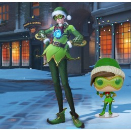 Funko Funko Pop Overwatch Christmas Tracer (Elf) Edition Limitée