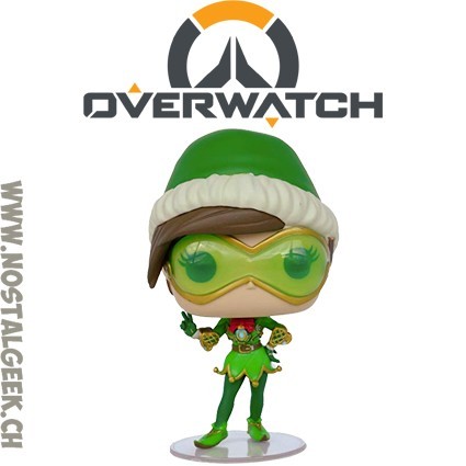 Funko Funko Pop Overwatch Christmas Tracer (Elf) Edition Limitée