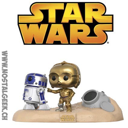 Funko Funko Pop Star Wars Movie Moments R2-D2 & C-3PO Escape Pod Landing Limited Vinyl Figure