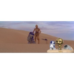 Funko Funko Pop Star Wars Movie Moments R2-D2 & C-3PO Escape Pod Landing Edition Limitée