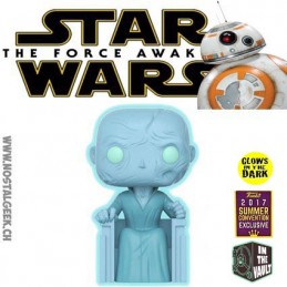 Funko Pop! 15 cm SDCC 2017 Star Wars Supreme Leader Snoke Glows in the Dark Exclusive Vaulted Vinyl Figure