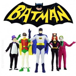 Batman Classic Tv Series 1966 Bendable Figures