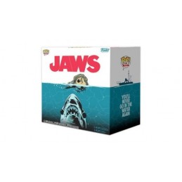 Funko Funko Pop et T-shirt - Jaws- Les Dents de la mer Night Swim Edition Limitée - Taille L