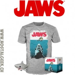 Funko Pop Great White Shark (Bloody) and Jaws Tee Oversized Exclusive Vinyl Figure