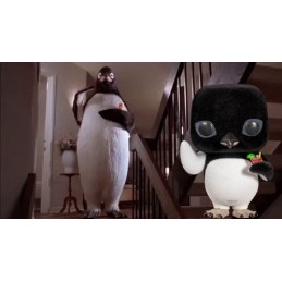 Funko Funko Pop Movies Billy Madison Penguin with Cocktail (Flocked) Exclusive Vinyl Figure