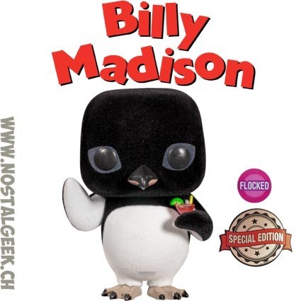 Funko Funko Pop Movies Billy Madison Penguin with Cocktail (Flocked) Edition Limitée