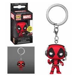 Funko Funko Pop! Pocket Marvel Deadpool (Gamer) Phosphorescent Edition Limitée