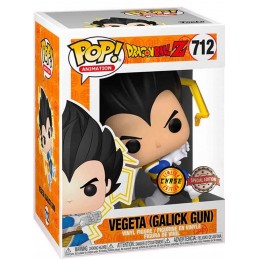 Funko Funko Pop Dragon Ball Z Vegeta (Galick Gun) (Metallic) Chase Vaulted Edition Limitée