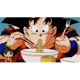 Funko Funko Pop Dragon Ball Z Goku (Eating Noodle) Vaulted Exclusive Vinyl Figure