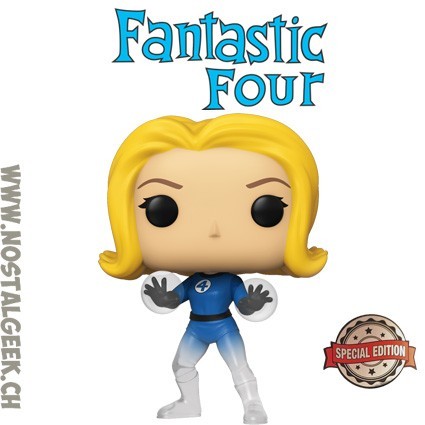 Funko Funko Pop Marvel Fantastic Four Invisible Girl (Translucent) Edition Limitée