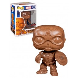 Funko Funko Pop Marvel Captain America Wood Deco Edition Limitée