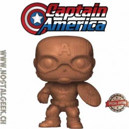 Funko Funko Pop Marvel Captain America Wood Deco Exclusive Vinyl Figure