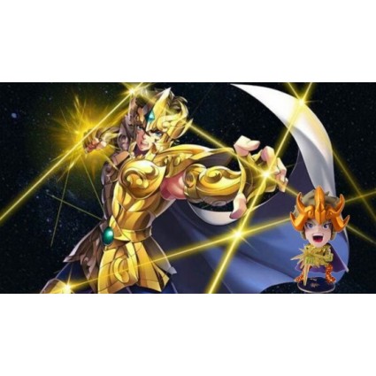 Figurine Figure Charazo 2 Mini Big Head Saint Seiya Hyoga du Cygne pas