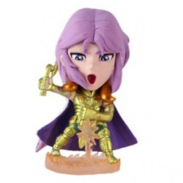 Charazo Saint Seiya Mu The Aries Saint Mini Big Head Figure Closed Eyes