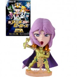 Charazo Saint Seiya Mu The Aries Saint Mini Big Head Figure Closed Eyes