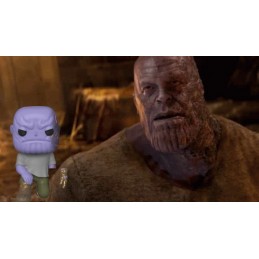 Funko Funko Pop Marvel ECCC 2020 Avengers Endgame Thanos with magnetic hand Edition Limitée