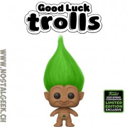 Funko Funko Pop ECCC 2020 Good Luck Trolls - Green Troll Edition Limitée